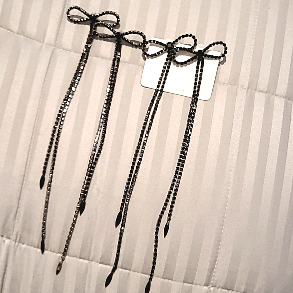 Black Stone Earrings